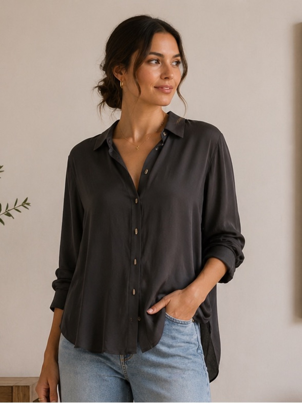 Amanda Uprichard Silk Top